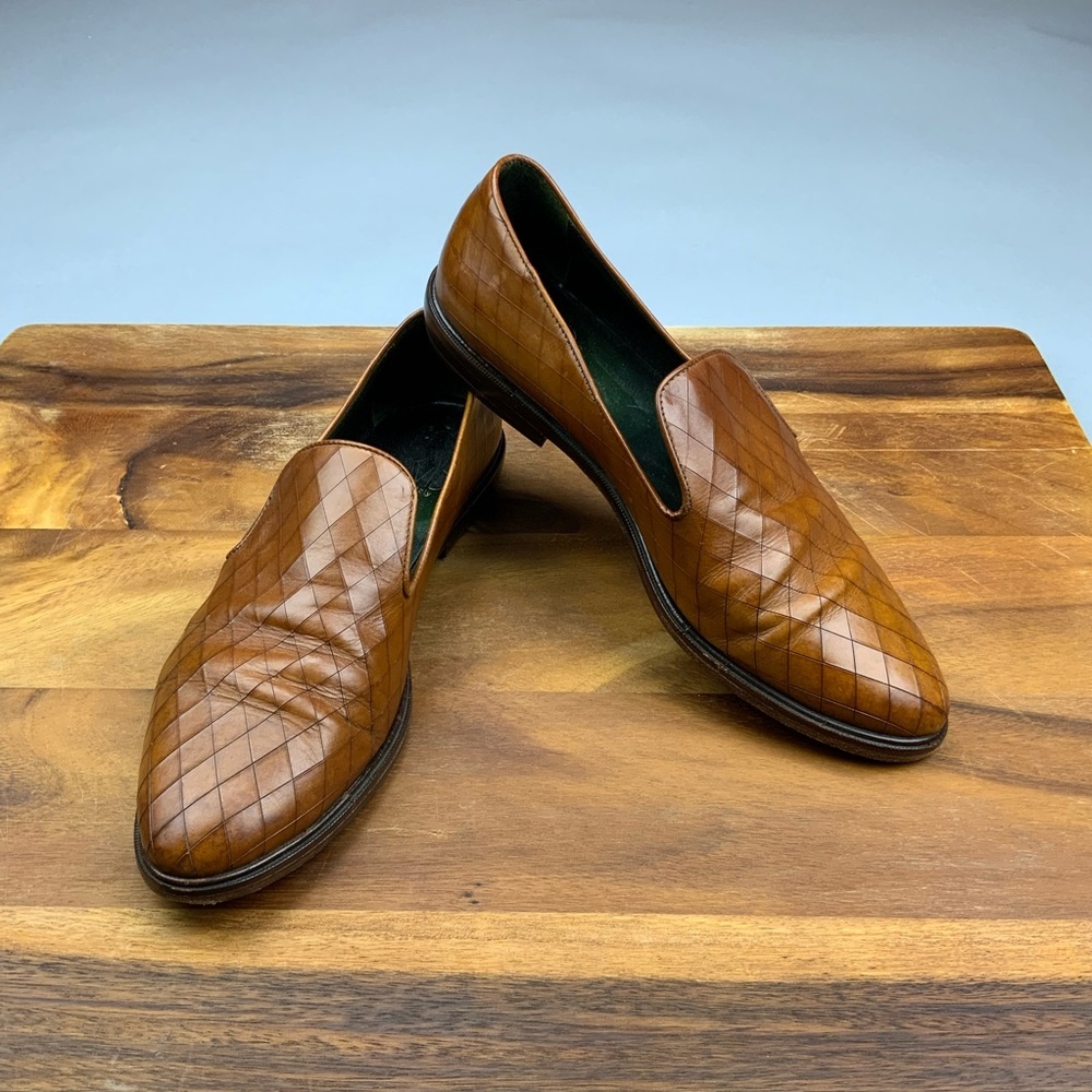 Joan & David Women’s Italian Leather Loafers Vintage Size 10 Brown